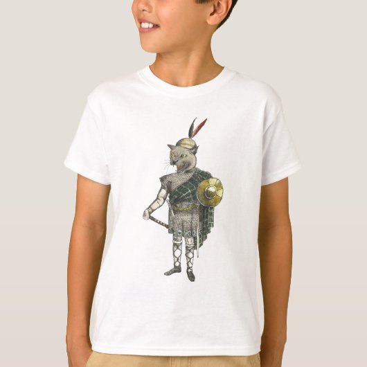 T-shirt Guerrier de chat (Devant)