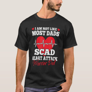 T-shirt Guerrier de crise cardiaque pour papa - Super papa