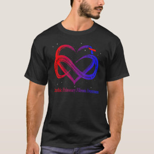 T-shirt Guerrier de fibrose pulmonaire idiopathique