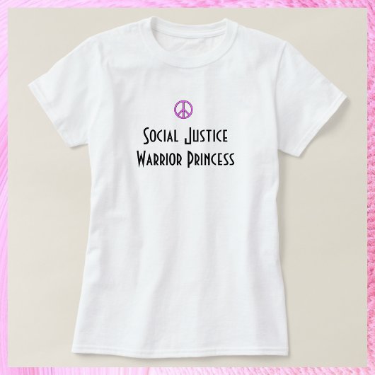 T-shirt Guerrier de justice sociale Princesse Tee