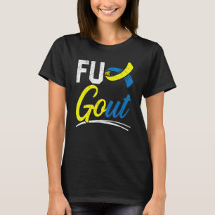 T-shirt Guerrier de la goutte Podagra Maladie de sensibili