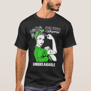 T-shirt Guerrier de la maladie coeliaque Conscience indest