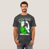 T-shirt Guerrier de la maladie coeliaque Conscience indest (Devant entier)