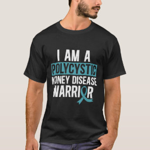 T-shirt Guerrier de la maladie du rein Pkd Turquoise sensi