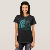 T-shirt Guerrier de la Neuralgie Trigeminal soutenant le c (Devant entier)