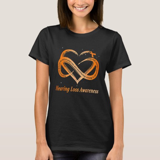 T-shirt Guerrier de la Perte Auditive (Devant)