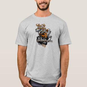 T-shirt Guerrier de la route, alimenté par l'idéologie, mo
