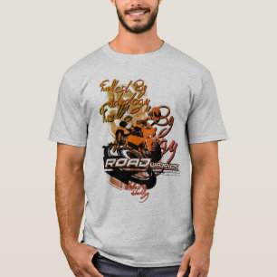 T-shirt Guerrier de la route, alimenté par l'idéologie, mo