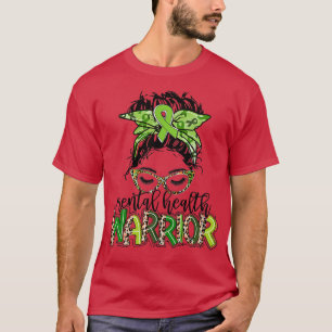 T-shirt Guerrier de la santé mentale Cadeau Maladie cérébr