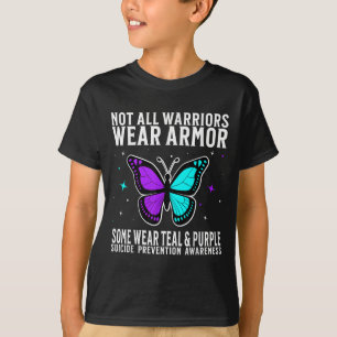 T-shirt Guerrier de la sensibilisation au suicide Préventi