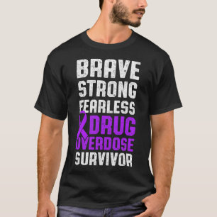 T-shirt Guerrier de la sensibilisation au surdosage de dro
