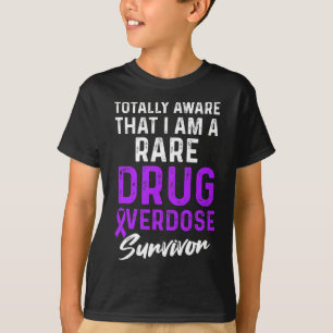 T-shirt Guerrier de la sensibilisation au surdosage de dro