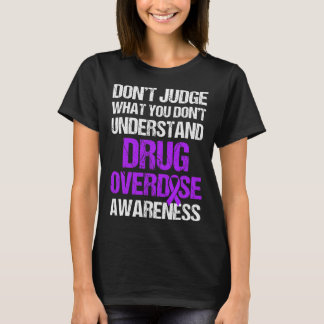 T-shirt Guerrier de la sensibilisation au surdosage de dro