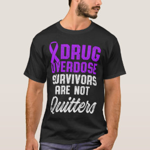 T-shirt Guerrier de la sensibilisation au surdosage de dro