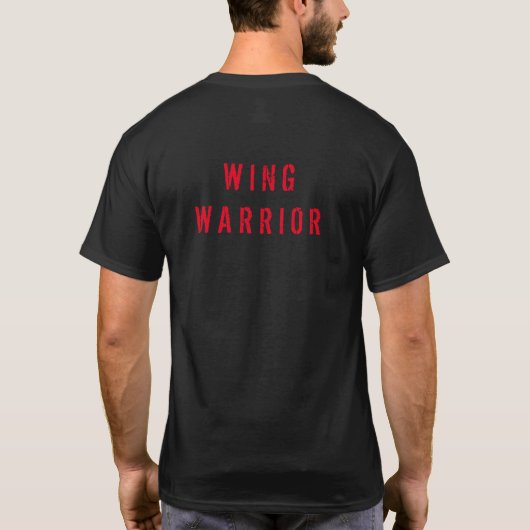 T-shirt guerrier de l'aile (Dos)