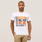 T-shirt Guerrier de leucémie (Devant entier)