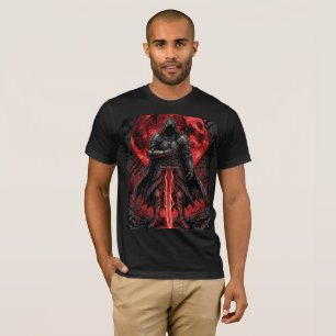 T-Shirt Guerrier de l'Ombre Lune de Sang