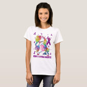 T-shirt guerrier de l'unicorne de hodgkin (Devant entier)