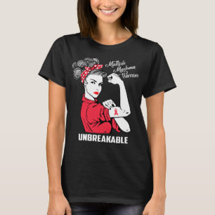 T-shirt Guerrier de myélome multiple incassable