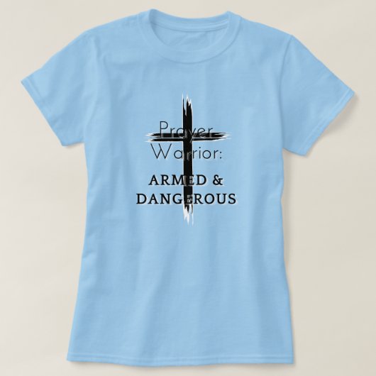 T-shirt Guerrier de prière (Design devant)