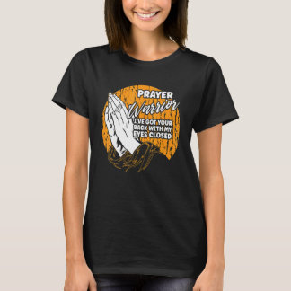 T-shirt Guerrier de prière chrétien priant Jésus Foi Culte