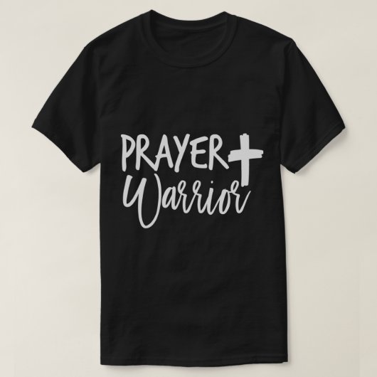 T-shirt Guerrier de prière Jésus (Design devant)