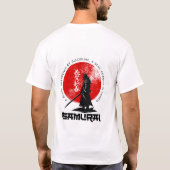 T-shirt guerrier de Samurai (Dos)