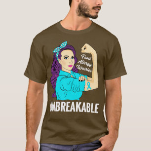 T-shirt Guerrier de sensibilisation à l'allergie alimentai