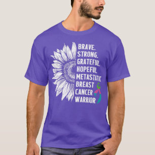 T-shirt Guerrier de sensibilisation au cancer du sein méta
