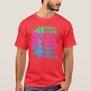 T-shirt Guerrier de sensibilisation au cancer du sein méta
