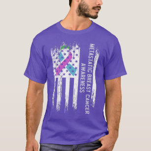 T-shirt Guerrier de sensibilisation au cancer du sein méta