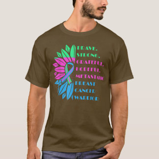 T-shirt Guerrier de sensibilisation au cancer du sein méta