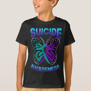 T-shirt Guerrier de sensibilisation au suicide Purple &