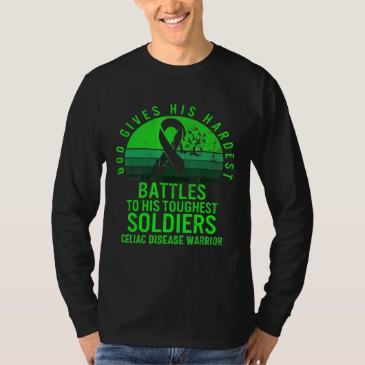 T-shirt Guerrier de sensibilisation aux maladies coeliaque (Devant)