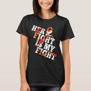 T-shirt Guerrier de sensibilisation Son combat est mon cad