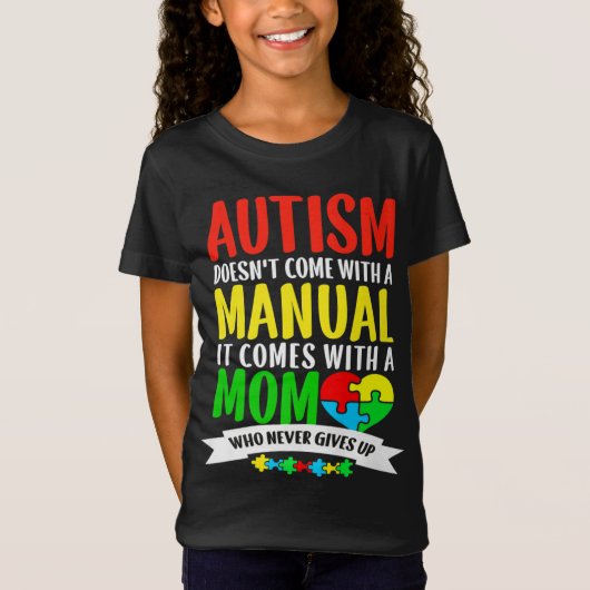 T-Shirt Guerrier de sensibilisation sur l'autisme (Devant)