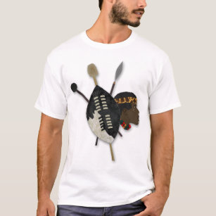 T-shirt guerrier de zoulou