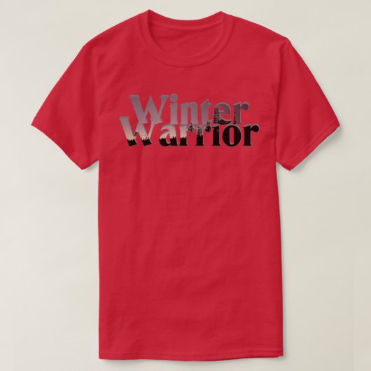 T-shirt Guerrier d'hiver (Design devant)