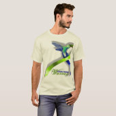 T-shirt Guerrier d'hypertension et indicateur de pression (Devant entier)