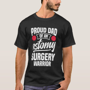 T-shirt Guerrier d'ostomie Papa fier d'un survivant de la