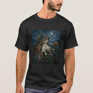 T-shirt Guerrier drôle de chat de Viking rat vache des Hig