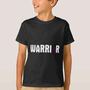 T-shirt Guerrier du cancer du pancréas - Lutte de sensibil