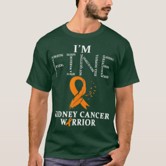 T-shirt Guerrier du cancer du rein Je vais bien    1 