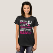 T-shirt guerrier du cancer du sein (Devant entier)