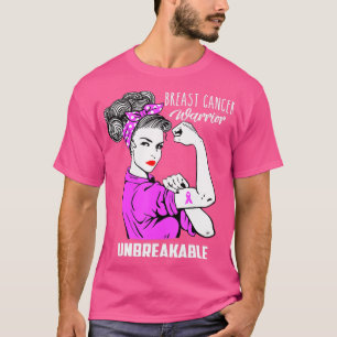 T-shirt Guerrier du cancer du sein Un cadeau de sensibilis