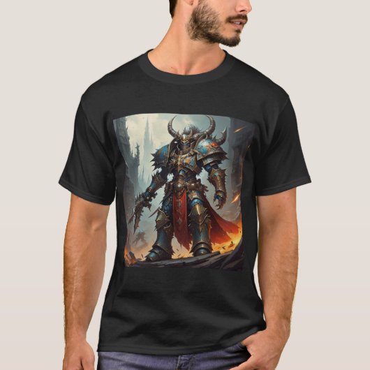 T-shirt Guerrier du Chaos (Devant)