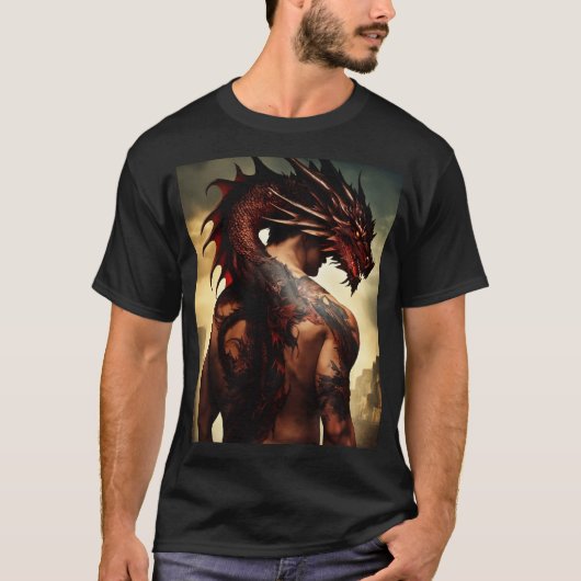 T-shirt Guerrier du dragon (Devant)