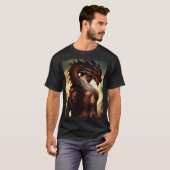 T-shirt Guerrier du dragon (Devant entier)