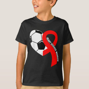 T-shirt Guerrier du soccer contre les maladies cardiaques