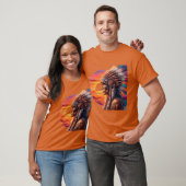 T-shirt Guerrier en chef autochtone (Unisexe)